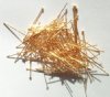 100 1" 20ga Bright Gold Head Pins